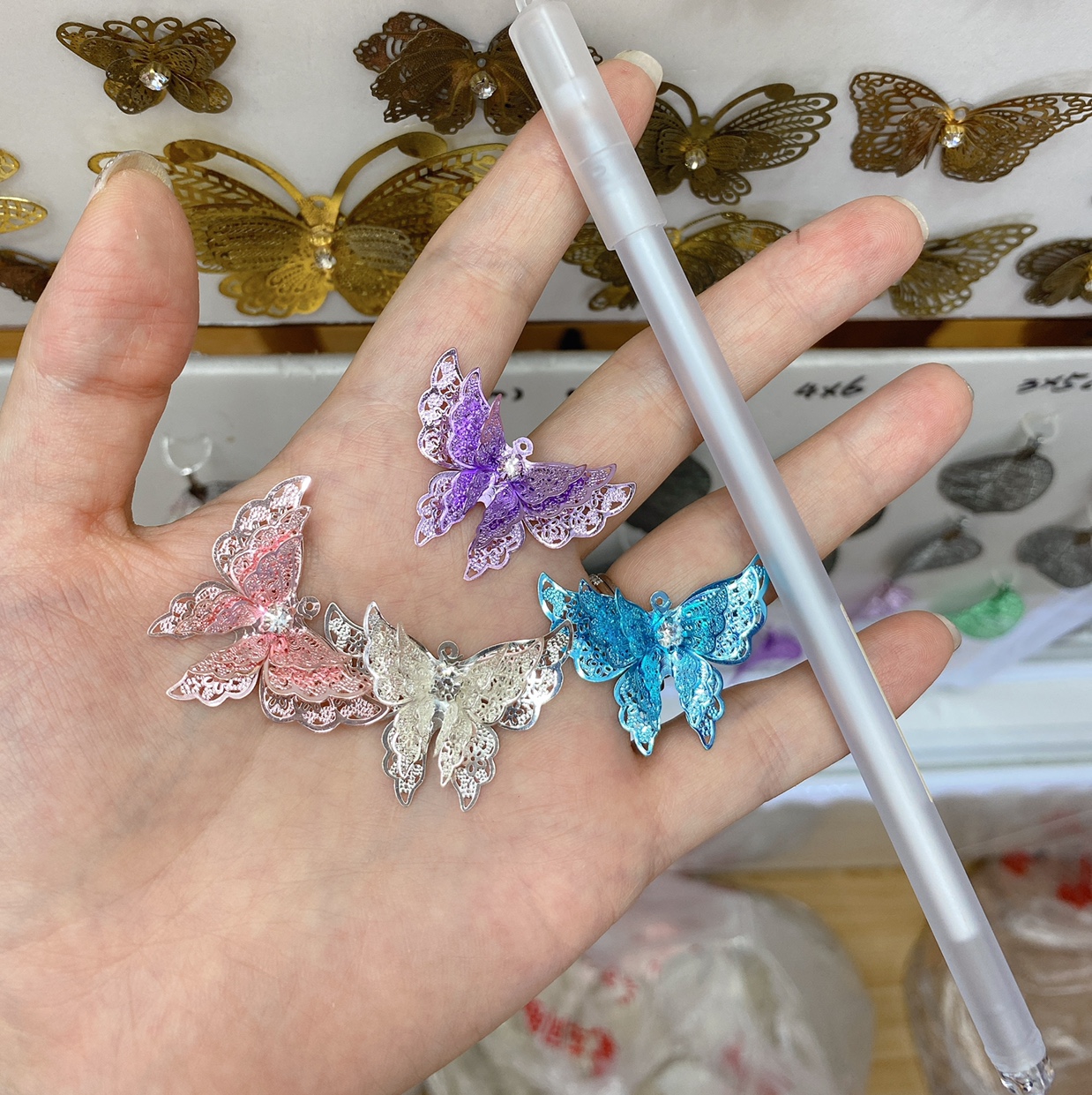 Best-selling Chinese-style ancient costume butterfly accessories details Picture