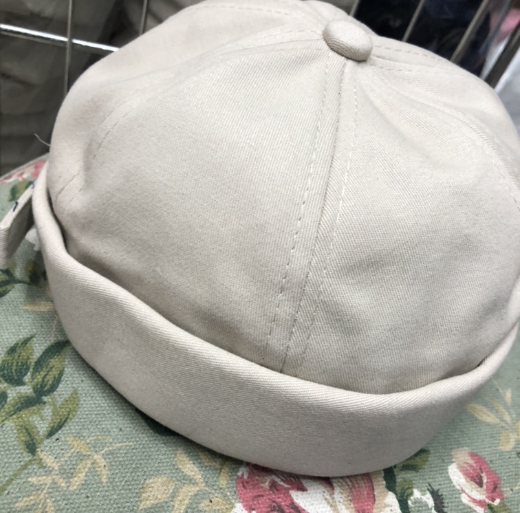 Light Plate Landlord Hat Solid Color Pure Cotton Specification drawing