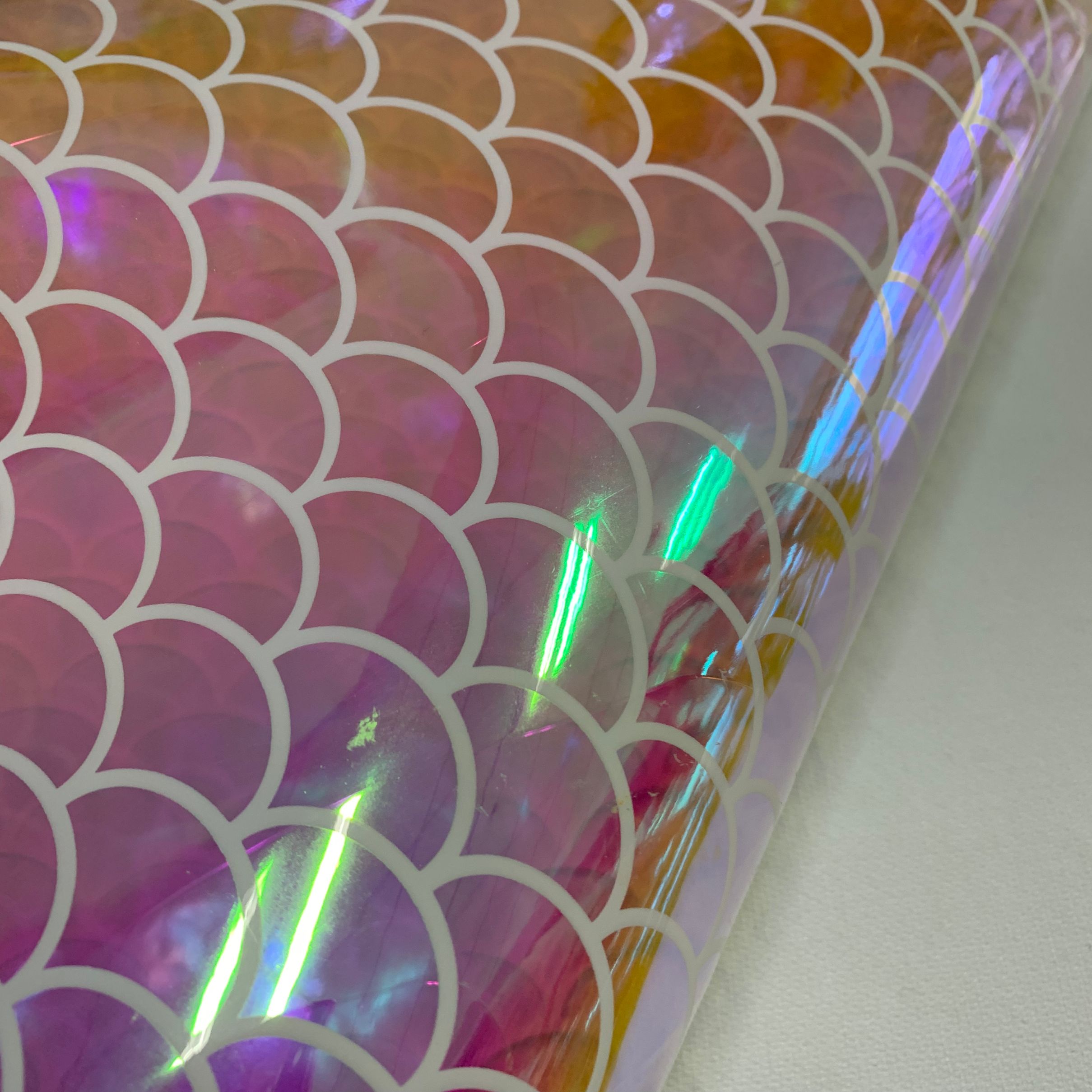 New TPU rainbow iridesy embossed film detail image 5