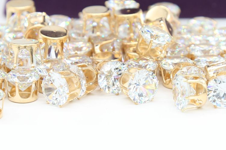 3.0mm round zircon single-claw jewelry accessories wholesale factory direct sales