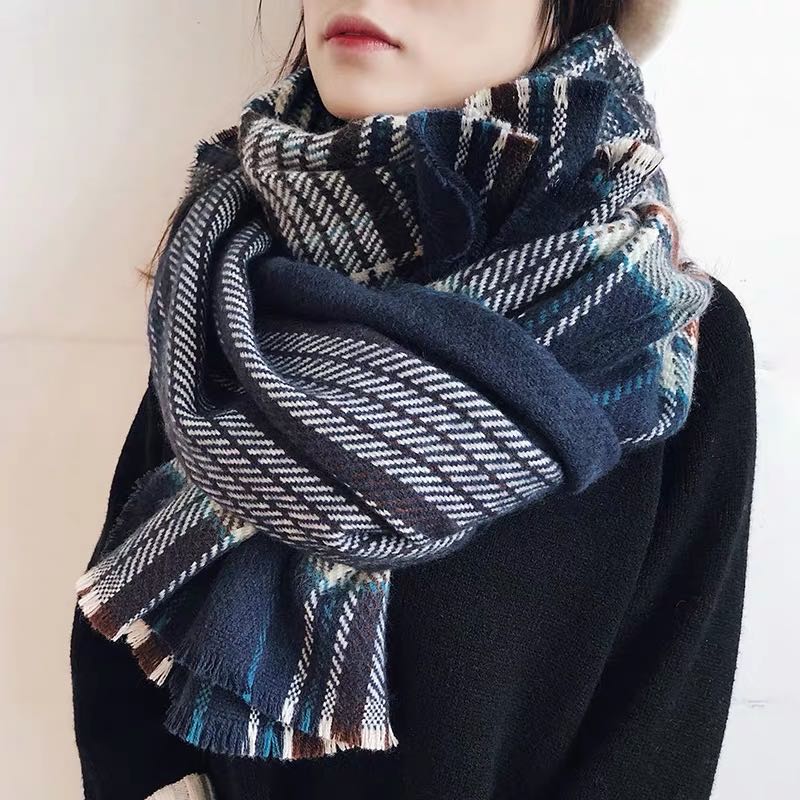 Women's Shawl Autumnwinter Coat With Lady Casual Explosive Scarf