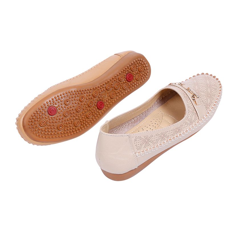 Customized ladies single shoes durable flat non-slip #2007132