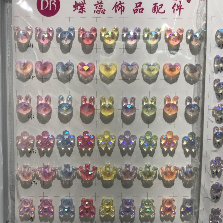 ab胶环氧树脂配件彩粉镀彩系列