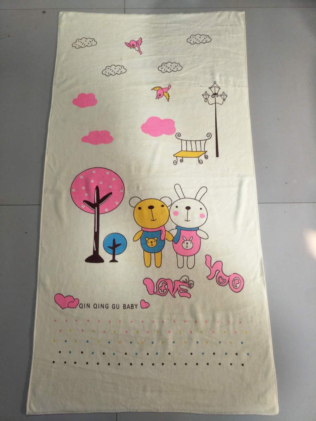Ultra-fine printed cartoon bath towel undefined