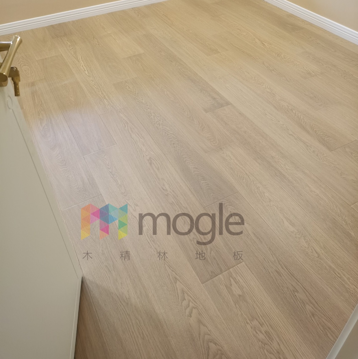 橡木mjl_d45北欧美式风格大自然原木色客厅卧室家用原木实木地板强化复合木地板