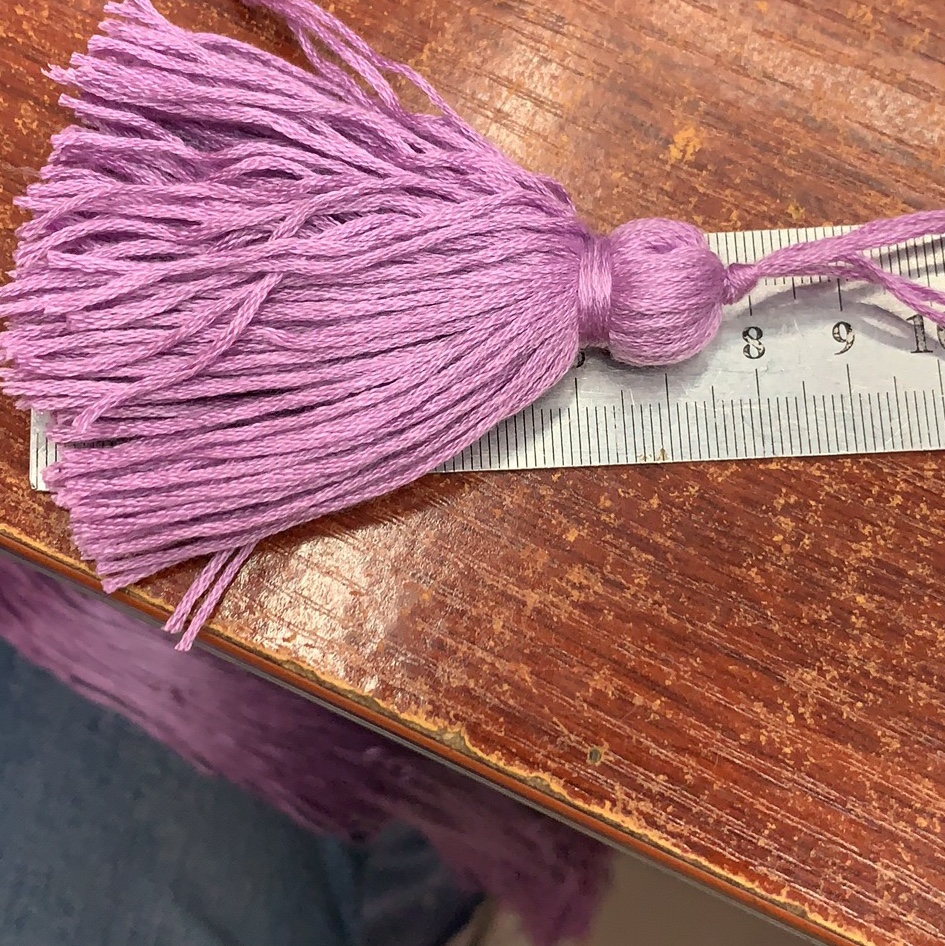 十字绣线流苏