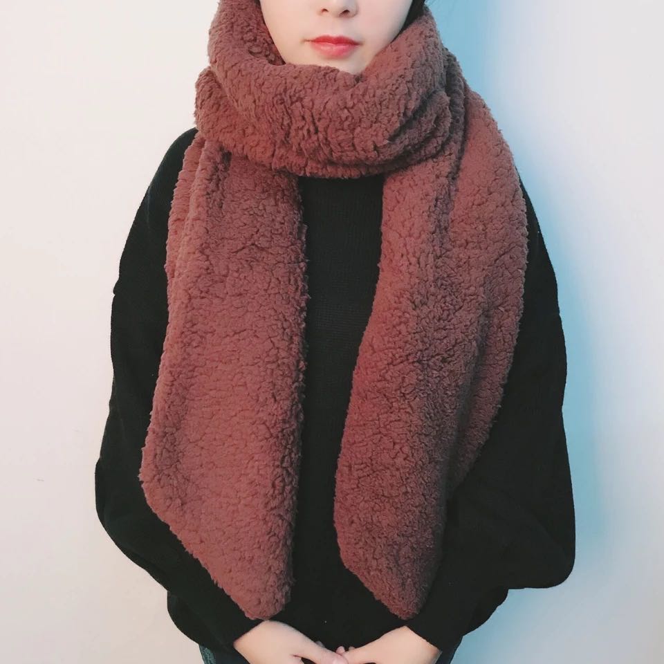 Women's Shawl Autumn-Winter Coat With European And American Style Casual Explosive Scarf