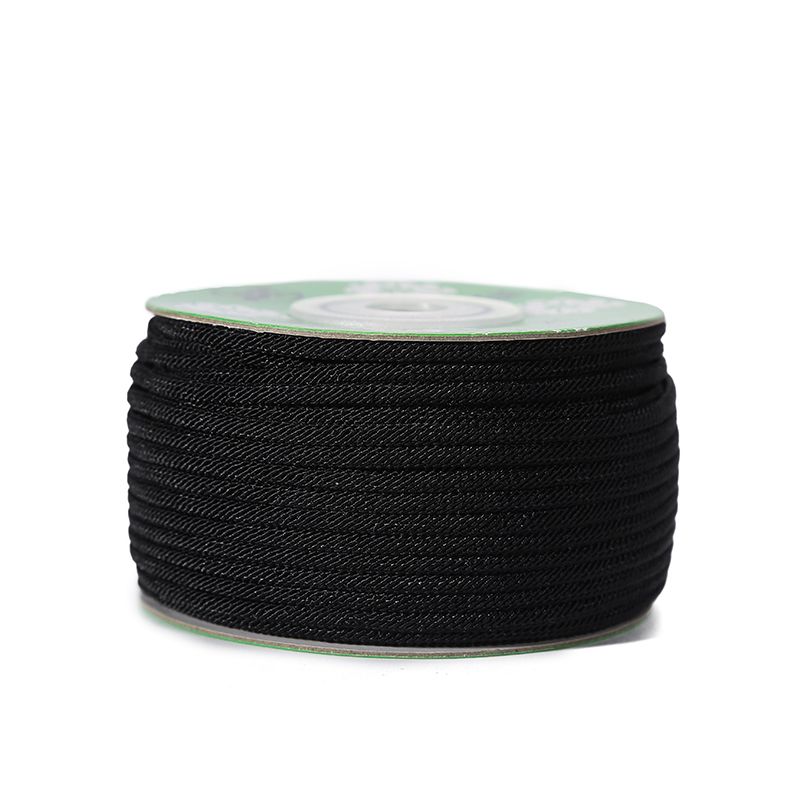 Factory Direct Diy3mm Preparation Wrapped Yarn Rope Red And Black String Bracelet 25M A Roll Of China Knot Coarse Jade Wholesale details Picture