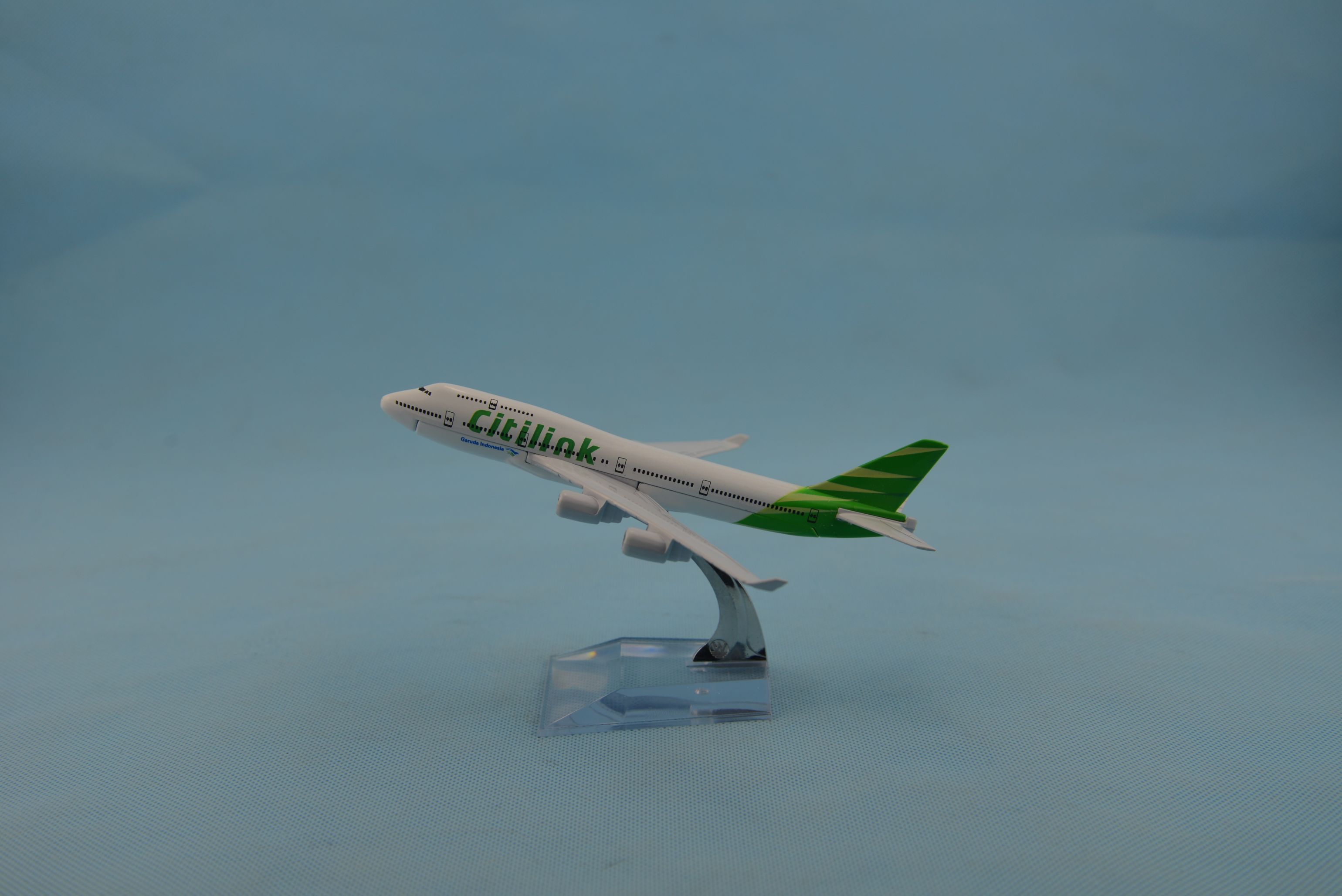 Metal aircraft model (Citilink Indonesia B747-400) aircraft model alloy aircraft model