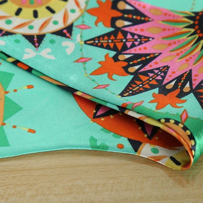 简爱丝缘百变魔术巾职业空姐仿真丝数码印花百搭丝巾广场舞大妈围巾详情10