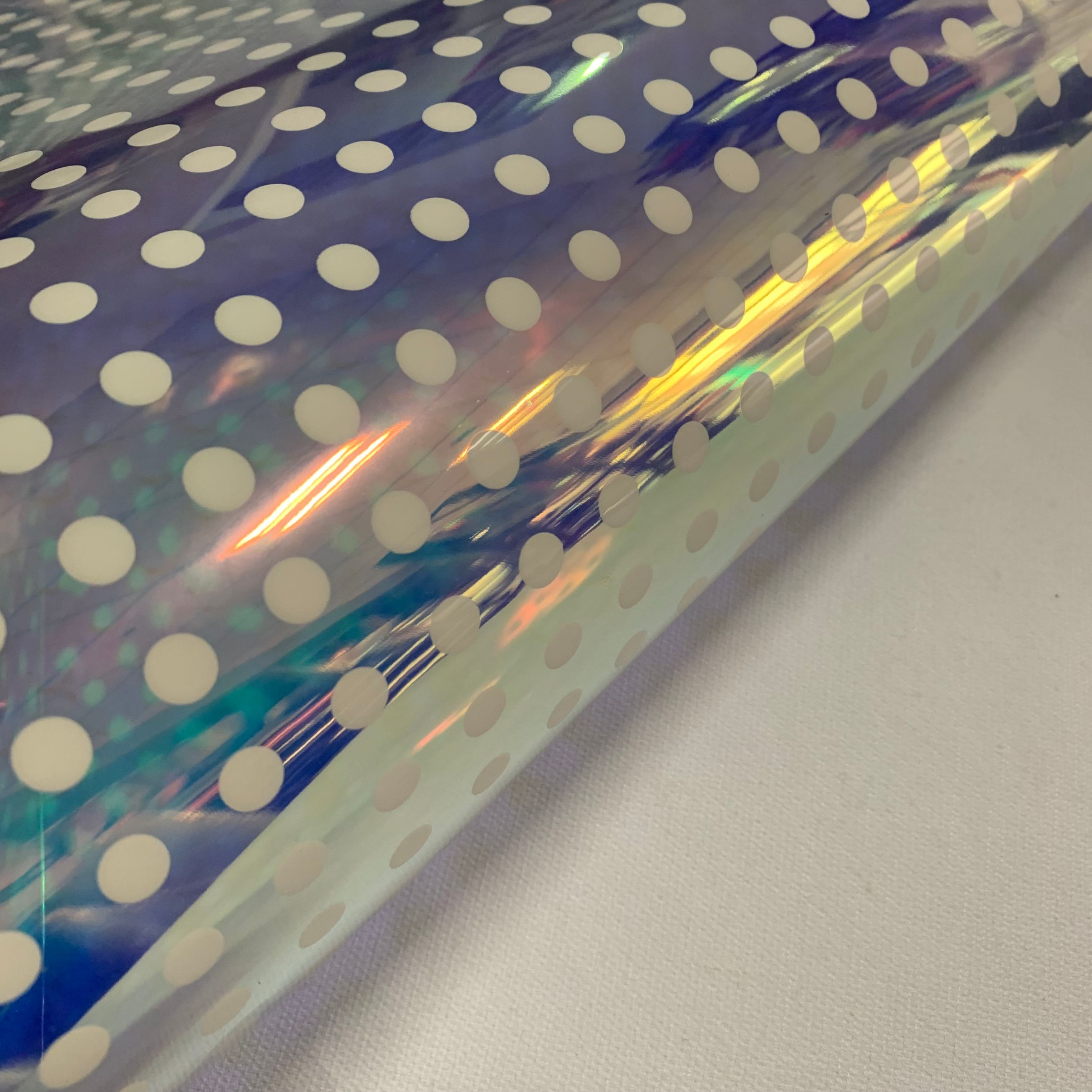 New TPU rainbow iridesy embossed film detail image 7