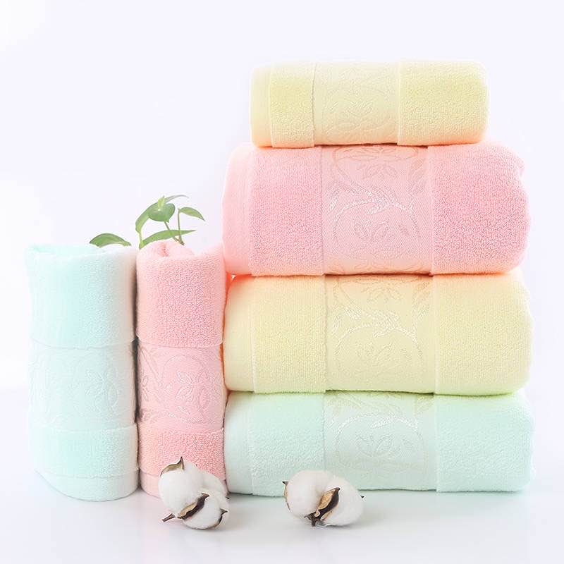 Pure cotton jacquard bath towel