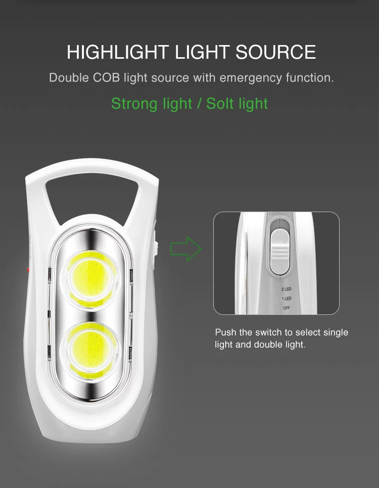 Rechargeable Portable Emergency Light DP LED 7156详情图1