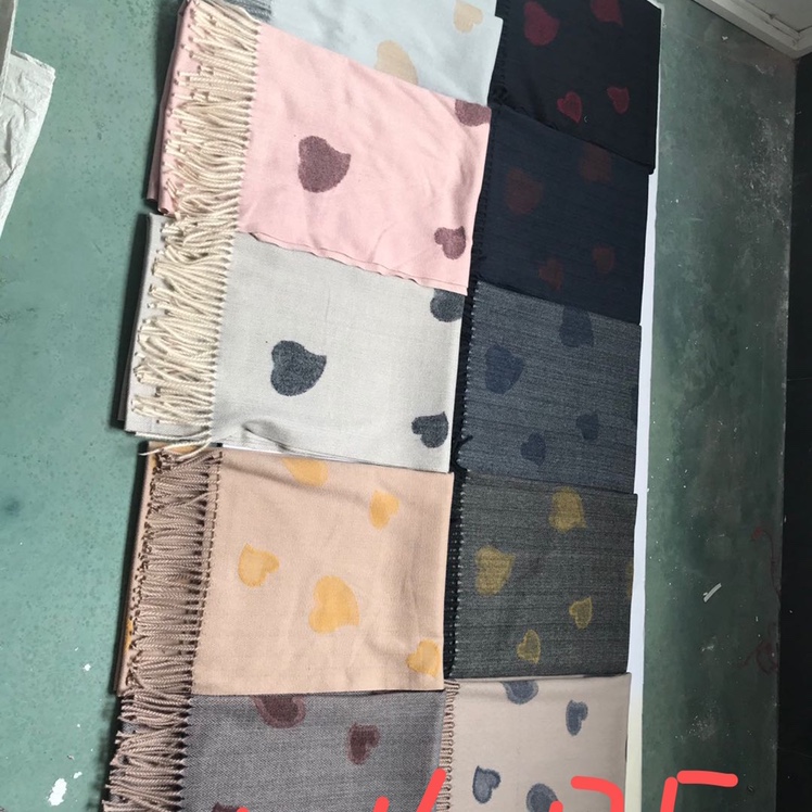 Thick Cut Floral Scarf