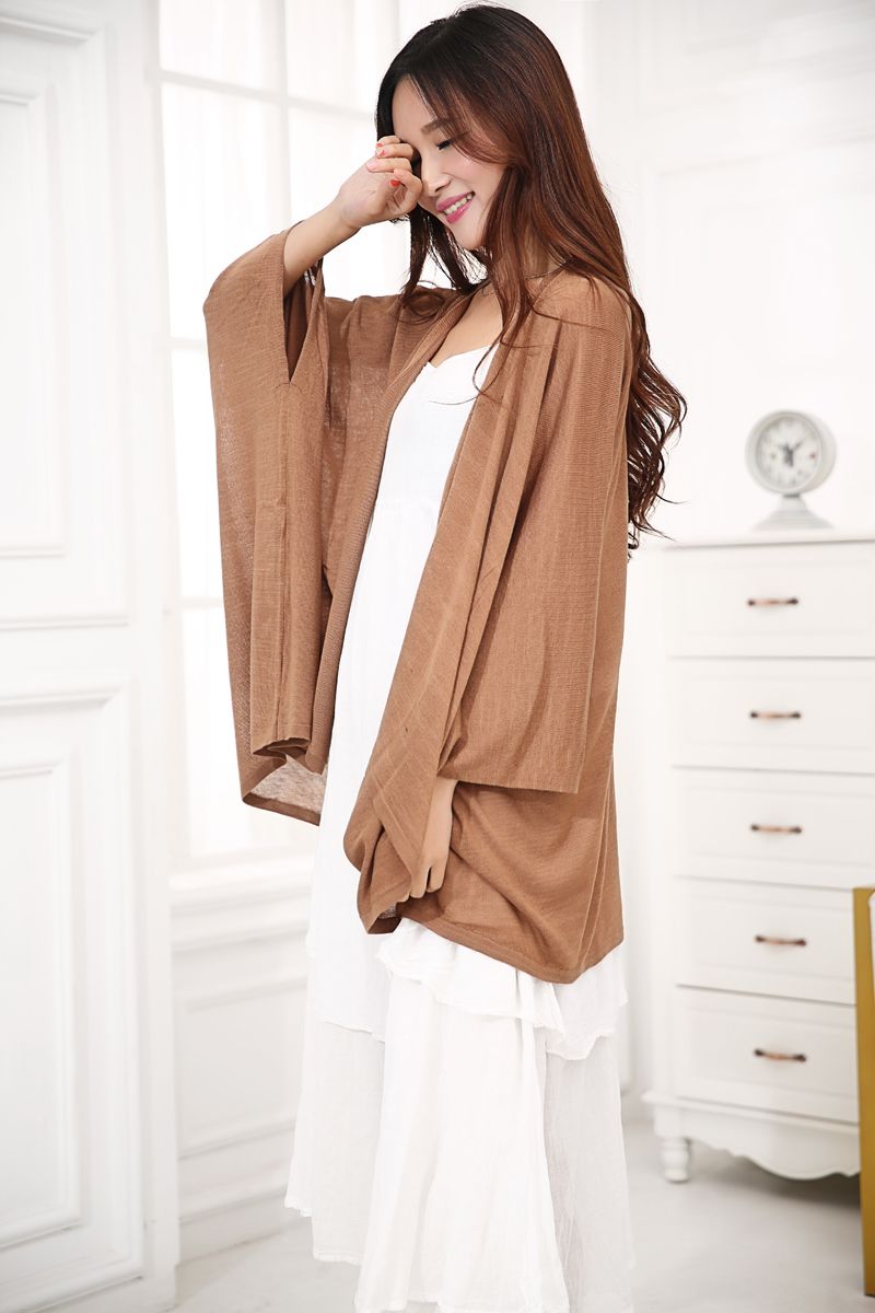 In 2020, Menas Silk Europe And The United States Spring And Summer Hot Knitting Coat Air Conditioning Fir Fashion Sunscreen Knitting Open Fir Factory Direct Sales Application Scenario