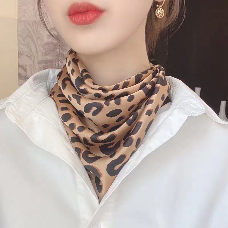 Women's Imitation Silk 70 Silk Square Scarf Fashion Trend All Seasons Available undefined