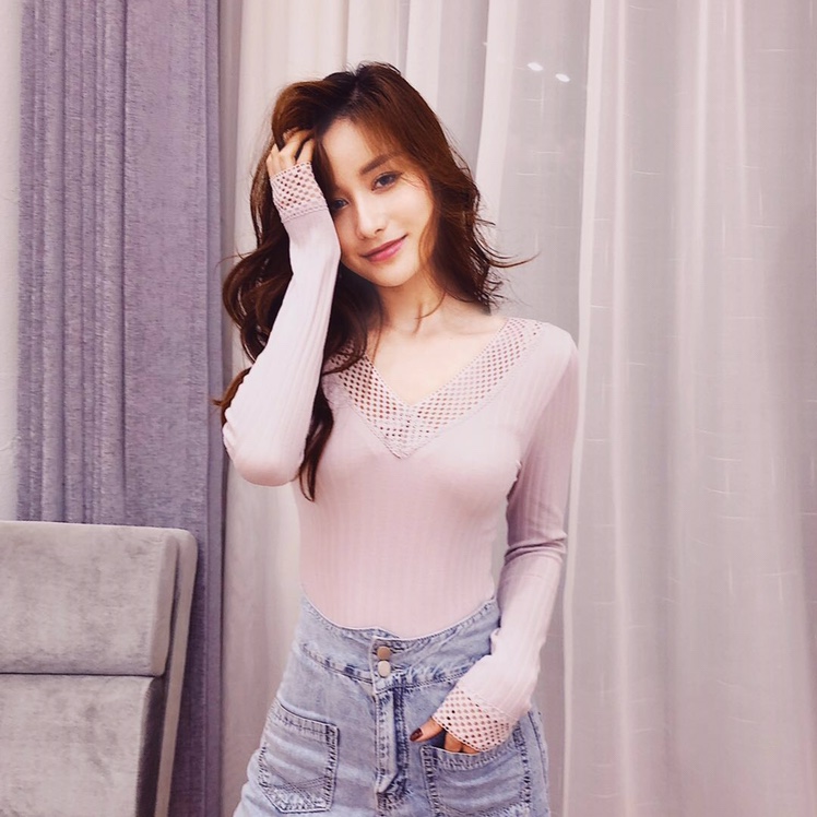 Ladies fashion chicken collar suit full figure