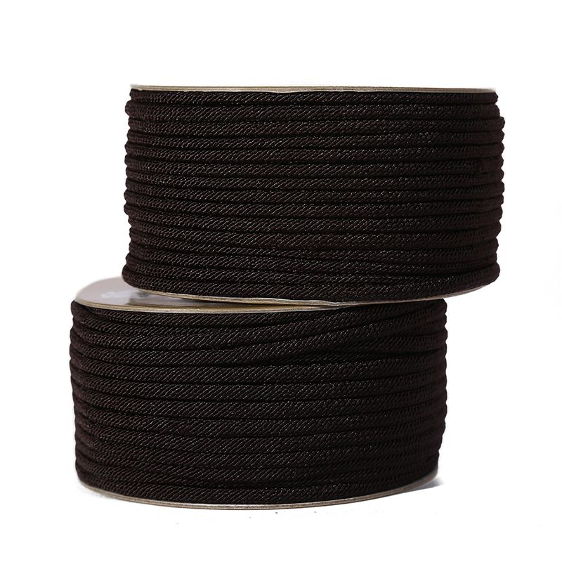 Factory Direct Diy3mm Preparation Wrapped Yarn Rope Red And Black String Bracelet 25M A Roll Of China Knot Coarse Jade Wholesale Application Scenario