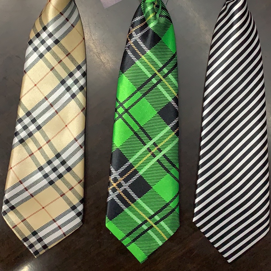 High-end knitted fabric children's universal multi-style ties 1 details Picture