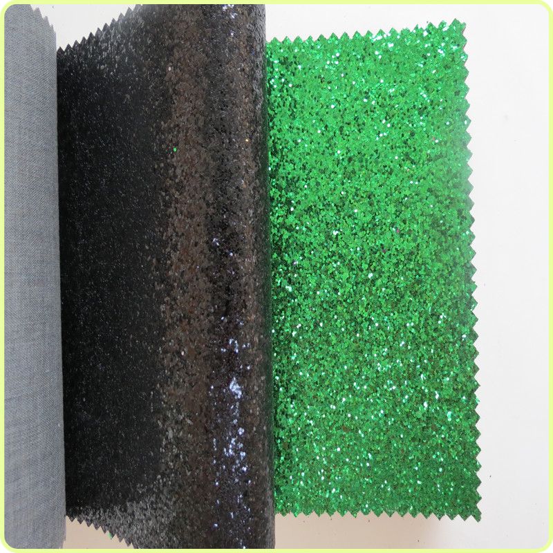 热卖0.75mm闪光金葱皮革 高档新颖pu荧光金葱粉皮革金葱粉皮革详情图4