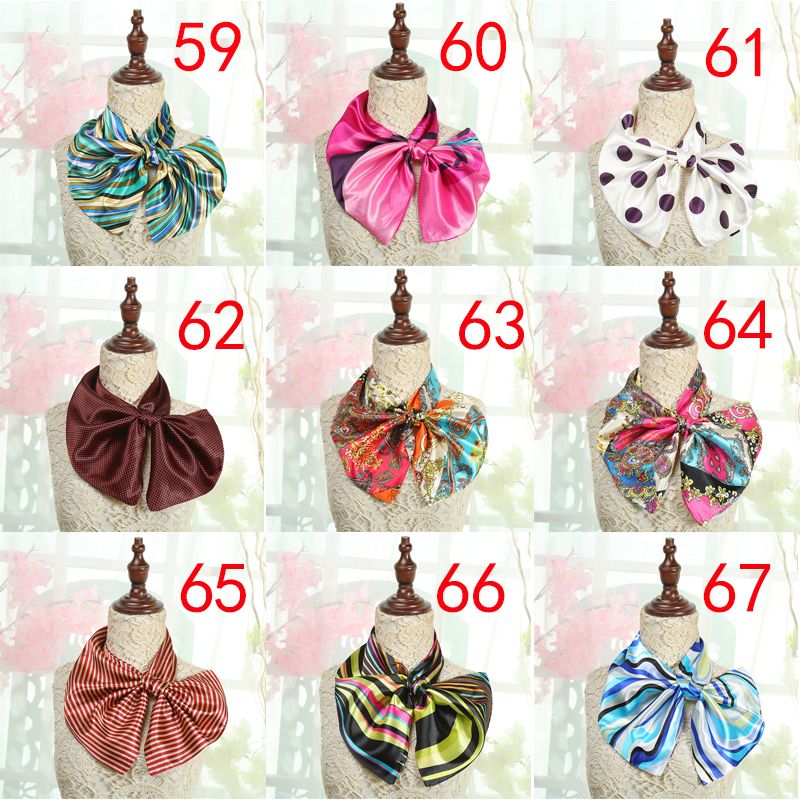 简爱丝缘百变魔术巾职业空姐仿真丝数码印花百搭丝巾广场舞大妈围巾详情8