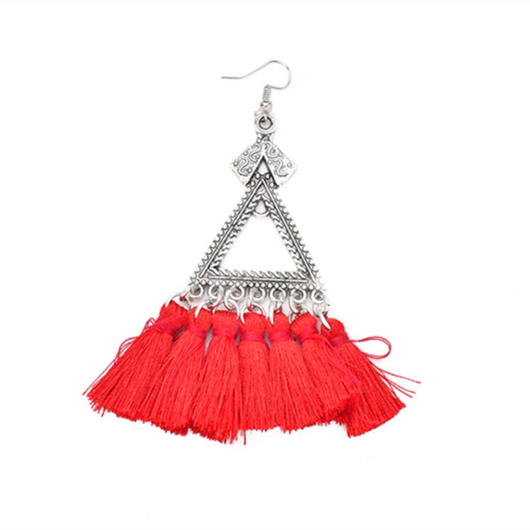 Ins Wind Earrings Female Ethnic Wind Earrings Hidden Silver Temperament Earrings Simple And Versatile Item Picture