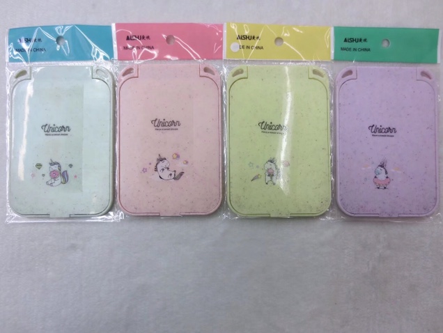 Straw Cosmetic Mirror Portable Cosmetic Mirror Creative Round Portable Cosmetic Mirror details Picture