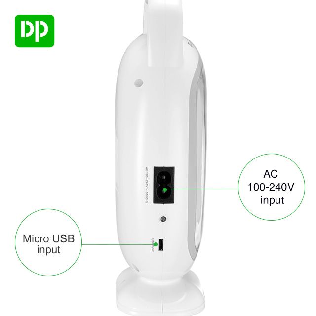 DP-7158 rechargeable SMD LED emergency light with stand细节图