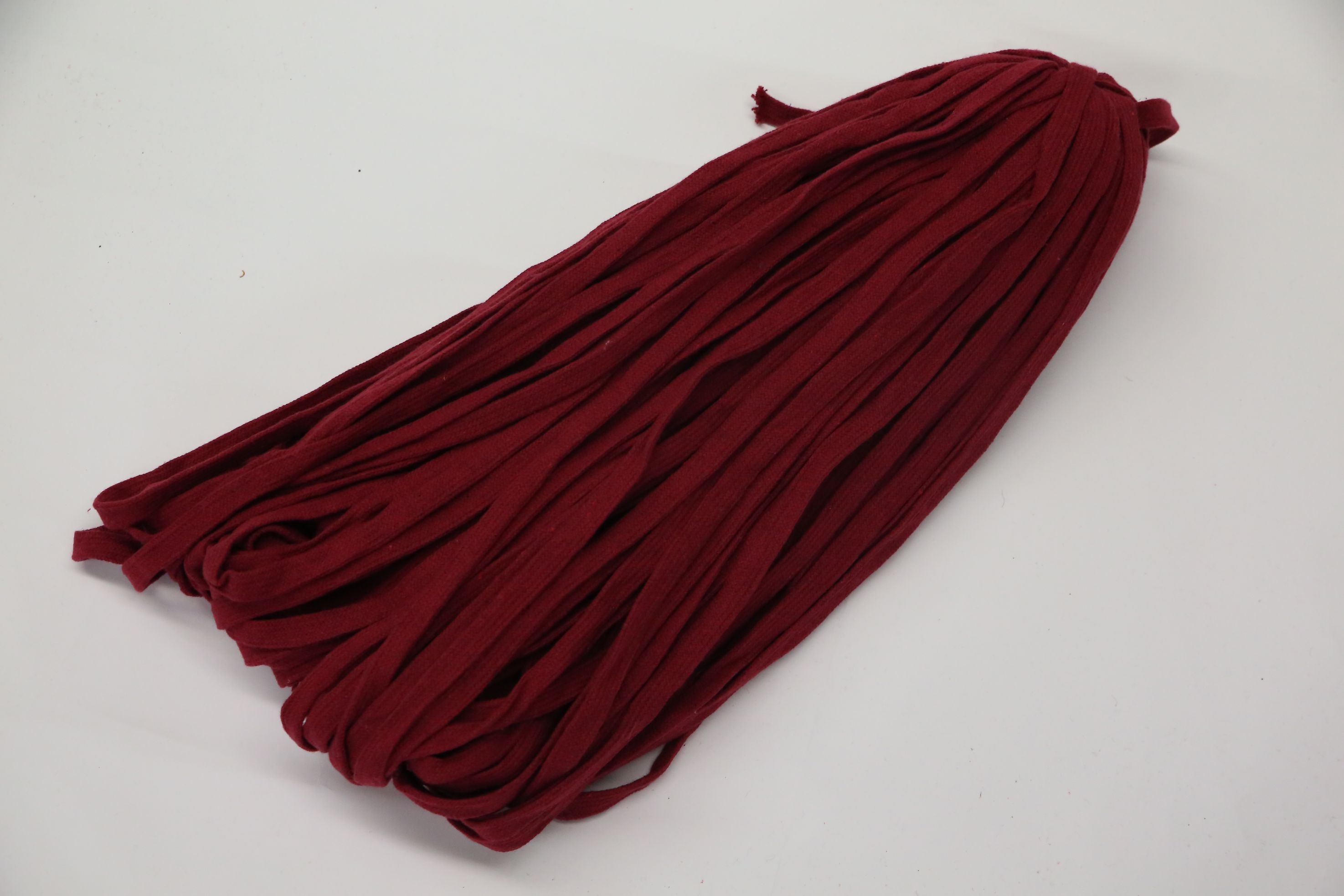 Colored Cotton Flat Rope 1Cm,1.2Cm1.5cm,2Cm.2.5cm Wide Item Picture
