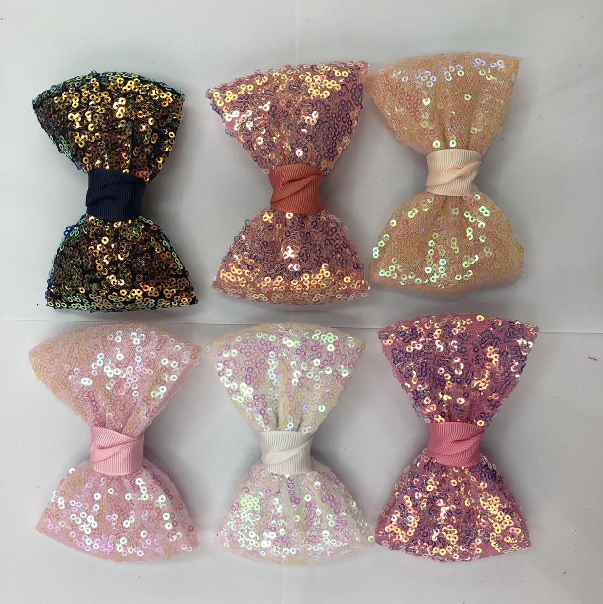 Korean version of the fashion glossy bowknot hair clip thumbnail