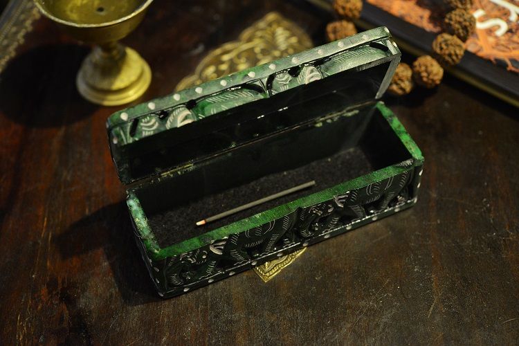 Indian green soapstone aroma box Application Scenario