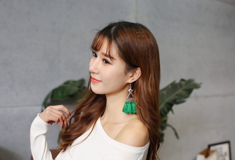 Ins Wind Earrings Female Ethnic Wind Earrings Hidden Silver Temperament Earrings Simple And Versatile