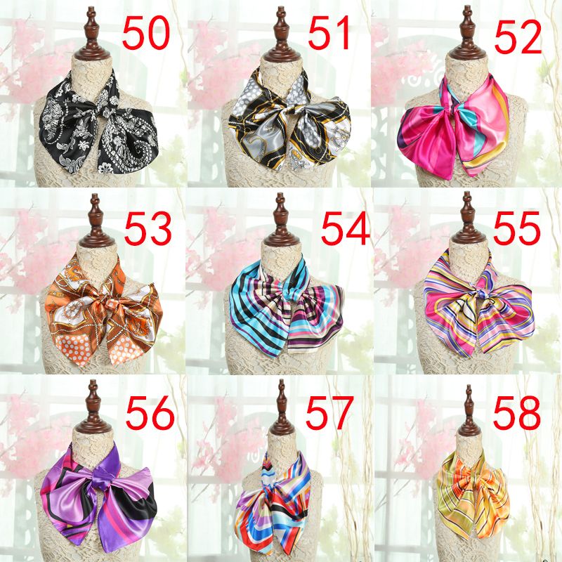 简爱丝缘百变魔术巾职业空姐仿真丝数码印花百搭丝巾广场舞大妈围巾详情7