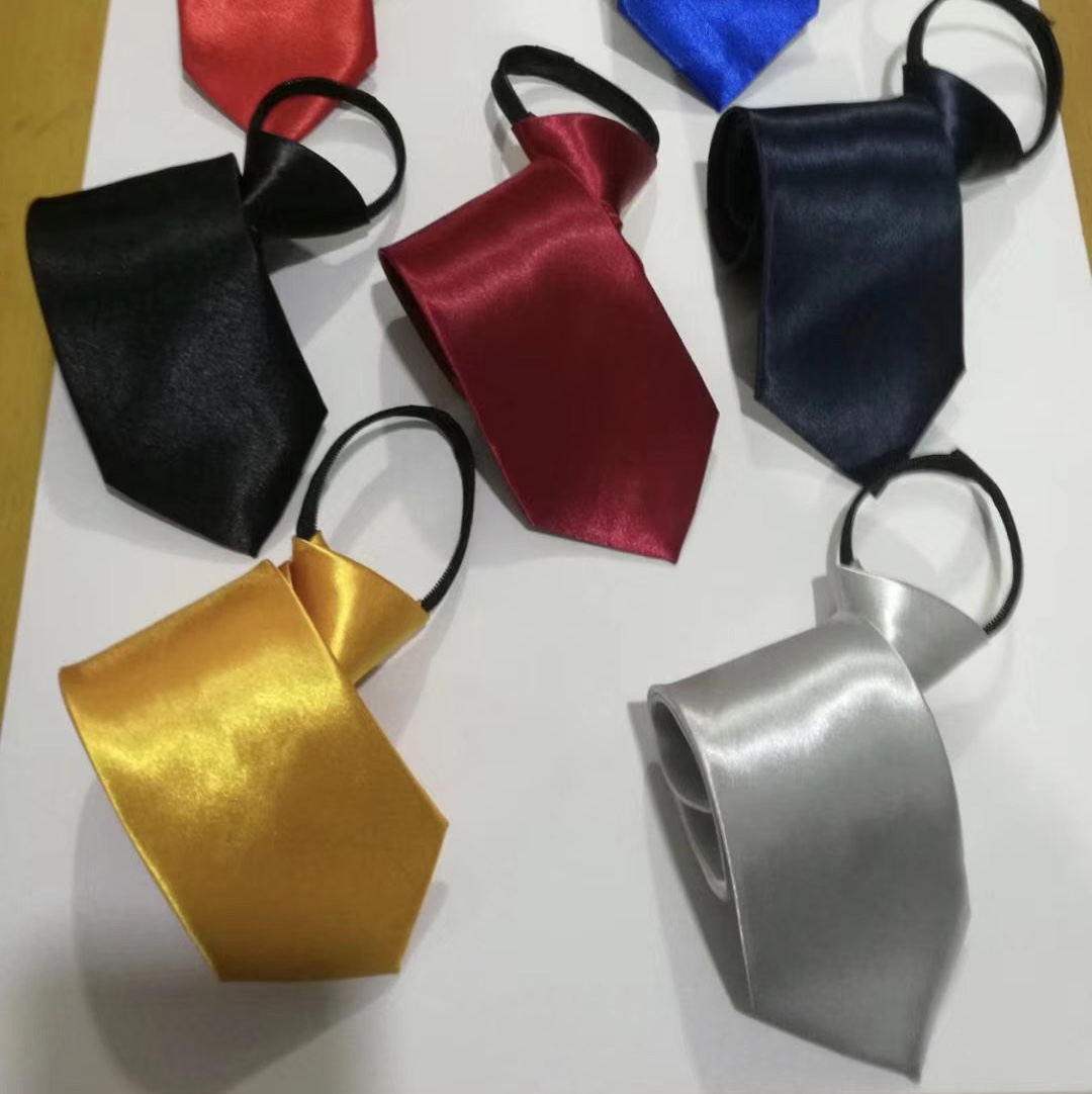 High-end knitted fabric children's universal multi-style ties 12 details Picture