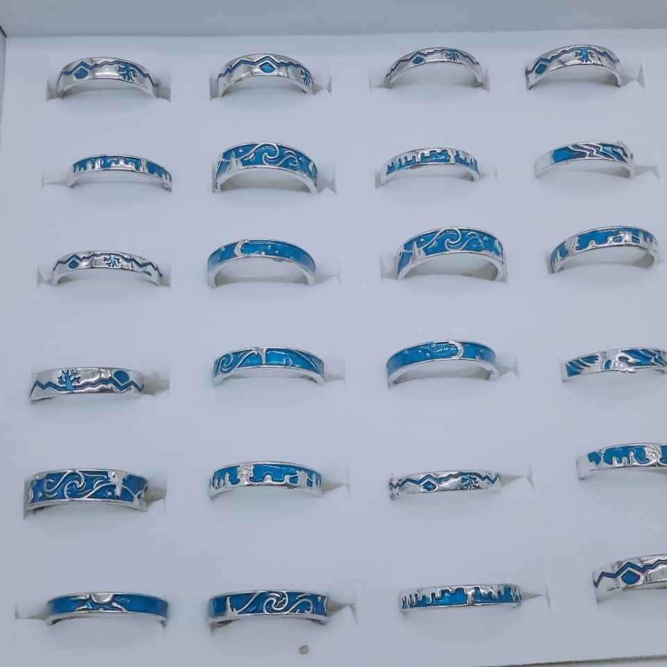 New boxed ring anime mood change ring details Picture