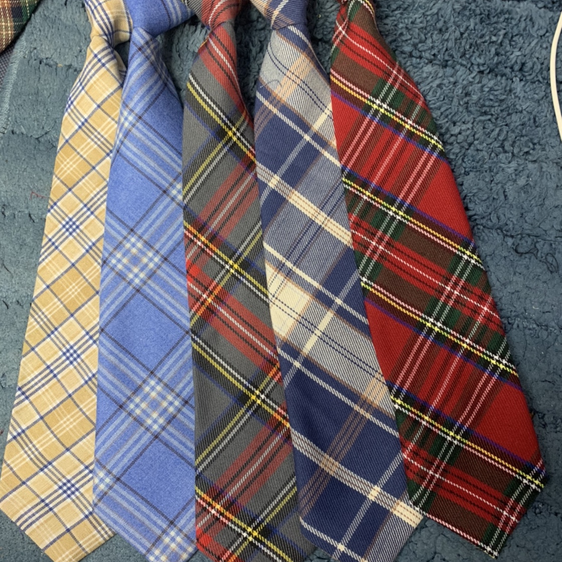 High-end knitted fabric children's universal multi-style ties 10 details Picture