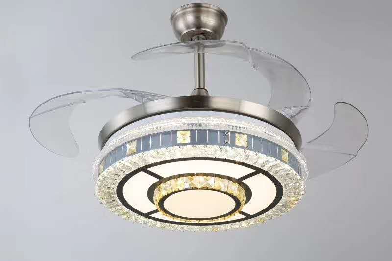 led/ Fan light/ceiling fan light/Invisible/Inverter/dining room and bedroom/modern ceiling light details Picture