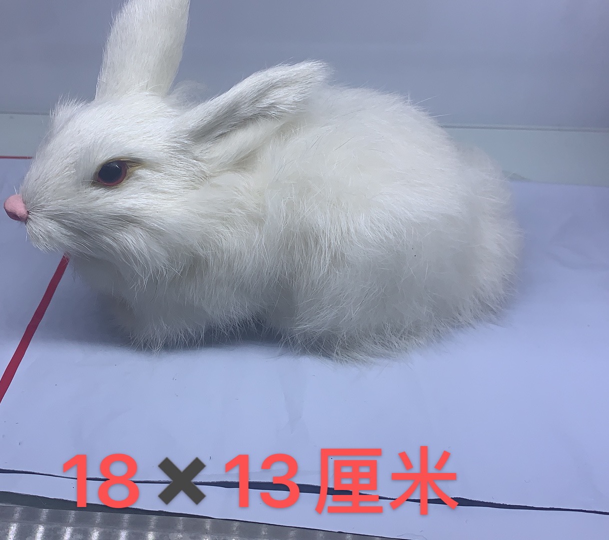 仿真动物真皮摆件布垫猫狗仿真趴兔子冰箱贴北极熊圣诞鹿防真鸟动物仿真鹿仿真海豚冰箱贴