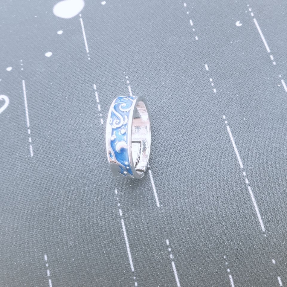 New boxed ring anime mood change ring Specification drawing