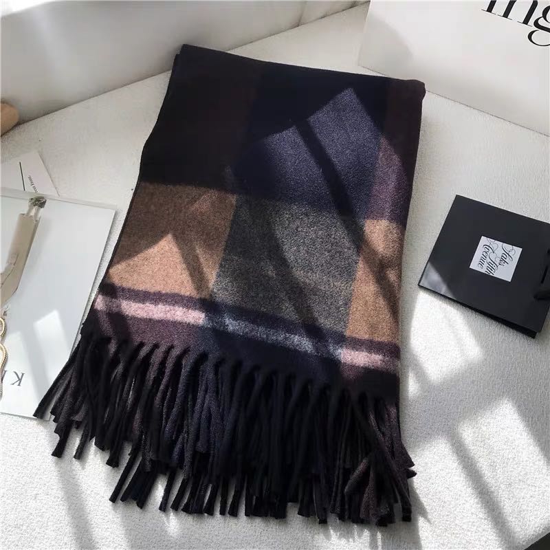 Shawl scarf lady wind autumn winter coat versatile casual thumbnail
