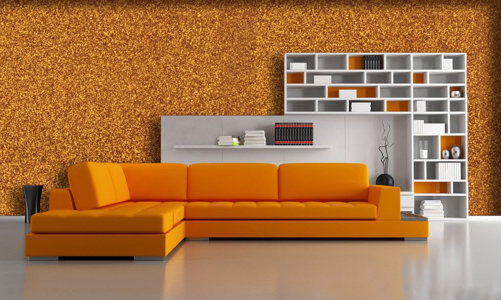 15-year professional pu leather manufacturer, soft package sliding door Golden Onion pu leather material detail image 5