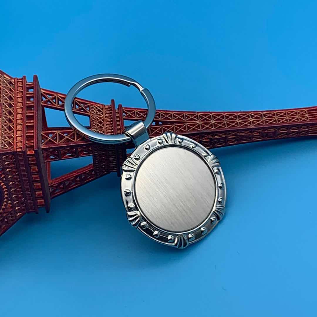 Single-row round keychain details Picture