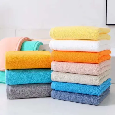 Topo textile factory direct sales 8523 plain towel combed cotton pure cotton thumbnail