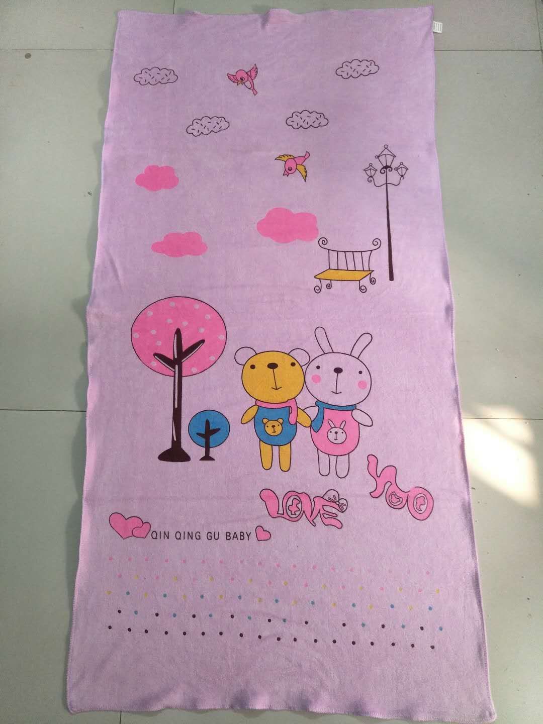 Ultra-fine printed cartoon bath towel Application Scenario