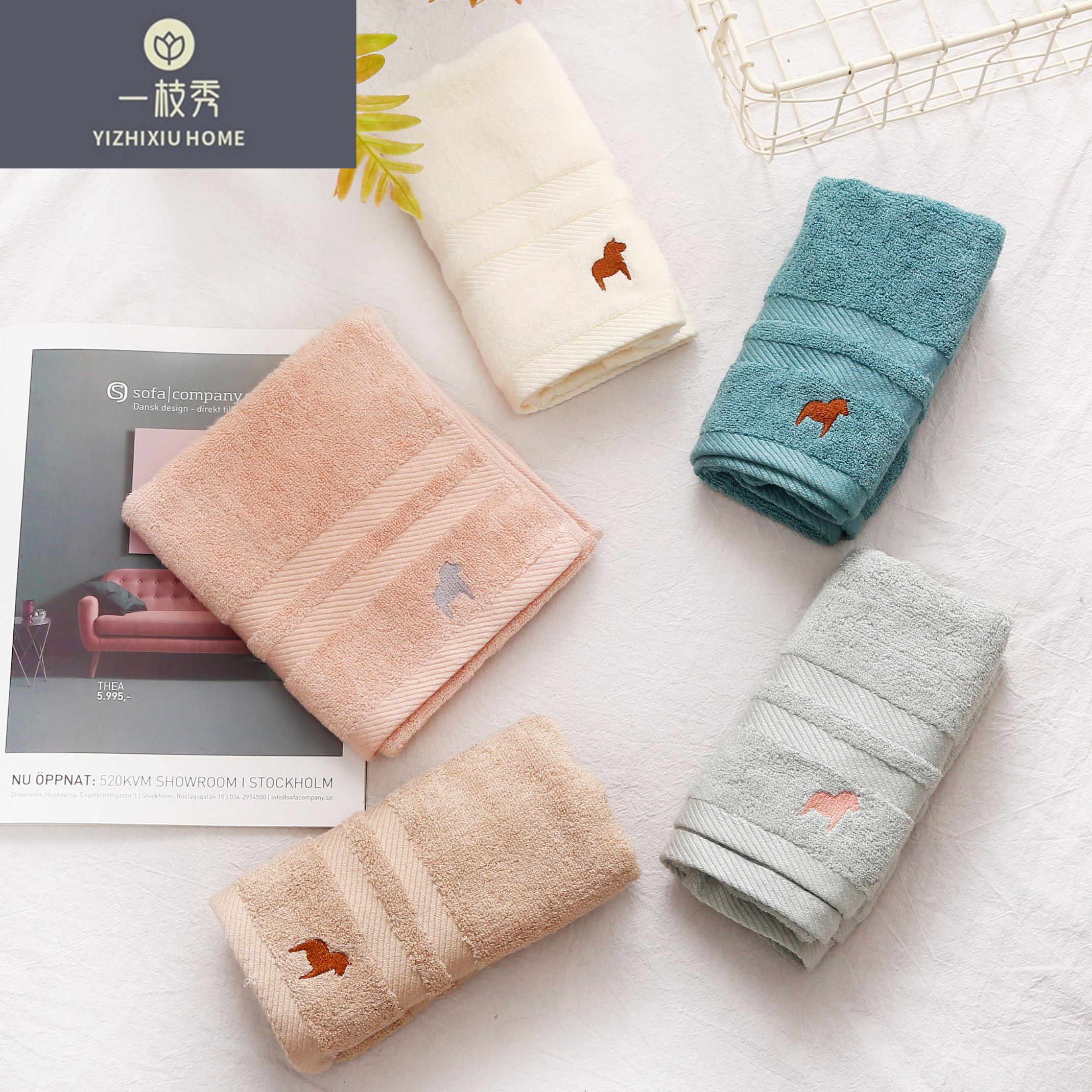 Yiwu quality products: Crystal Love Towel, Bamboo Fiber towel, Absorbent towel, Soft to the touch, 5136 Application Scenario