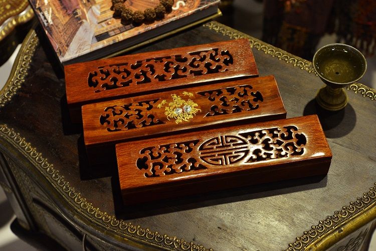 Grass rosewood incense box