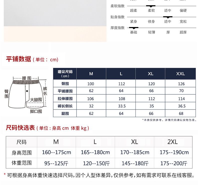 男士内裤阿罗裤全棉质透气宽松平角内裤 纯棉家居短裤大裤衩活动详情图5