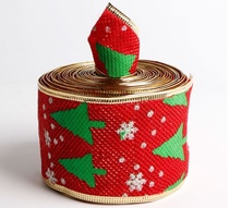Christmas tree gold rim