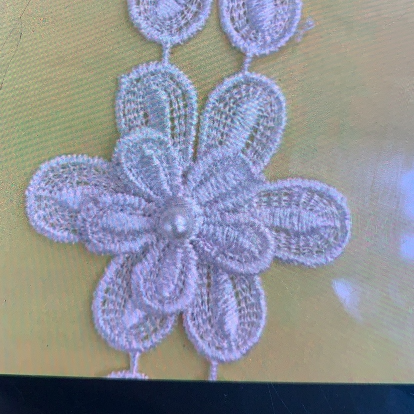 Water-soluble lace