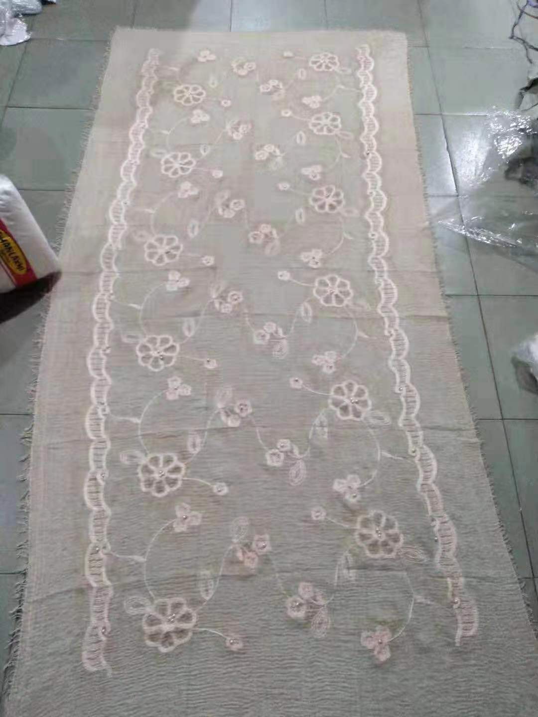 Stained Embroidered Scarf 9 undefined